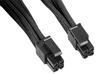 Scheda Tecnica: SilverStone SST-PP07-EPS8B - 30cm Eps 8pin To Eps/ATX - 4+4pin Sleeved Extention Cable, Black