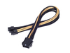 Scheda Tecnica: SilverStone SST-PP07-EPS8BG - 30cm Eps 8pin To Eps/ATX - 4+4pin Sleeved Extention Cable, Black Gold