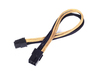 Scheda Tecnica: SilverStone SST-PP07-IDE6BG - 25cm 6pin To Pci-e 6pin - Sleeved Extention Cable, Black Gold