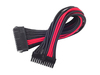 Scheda Tecnica: SilverStone SST-PP07-MBBR - 30cm Motherboard 24pin To 24pin - Sleeved Extention Cable, Black Red