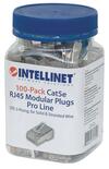 Scheda Tecnica: Intellinet Confezione 100 Plug - Modulari Pro Line RJ45 Cat.5e