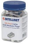 Scheda Tecnica: Intellinet Confezione 100 Plug - Modulari RJ45 Cat.5e