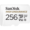 Scheda Tecnica: SanDisk High Endurance microSDHC - 256GB Card + ADApter