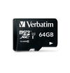 Scheda Tecnica: Verbatim Micro Sdxc Card 64GB Incl ADApter R: 90mb/s W: - 10mb/s