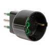Scheda Tecnica: LINK Adattatore Presa Tedesca Bipolare(shuko) E Spina - Italiana Elettrica Tripolare 10 A - Nero - F82121