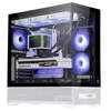 Scheda Tecnica: iTek Case Showbui 37wb - Gaming Tower- ATX- 3x12cm Argb - Fan- Type-c- 2xUSB3.0- Side E Front Panel Temp Glass- Whit