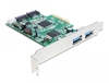 Scheda Tecnica: Delock Pci Express Card > 2 X External USB 3.0 - + 2 X Internal SATA 6GB/s