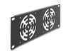 Scheda Tecnica: Delock 10" 2U Rack Cover For 2 Fans 80 X 80 Mm Dark Grey - 