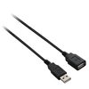 Scheda Tecnica: V7 USB Cable Extens 3M To Black USB2.0 Hi-speed M/F - 