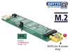 Scheda Tecnica: Delock Converter SATA Pin 8 Power Receptacle > M.2 Key B - Slot