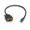 Scheda Tecnica: C2G Veocity Db9 Mae To 3.5mm Mae Adapter Cable Cavo - Seriale Db 9 (m) A Mini Phone Stereo 3.5 Mm (m) 46 Cm Stamp
