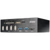 Scheda Tecnica: Akasa InterConnect Pro 5.25" PC front bay, USB panel with - card reader nd eSATA
