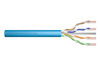 Scheda Tecnica: DIGITUS Cat.6a U/UTP installation cable, 500MHz Dca (EN - 50575), AWG 23/1, 500 m drum, sx, blue