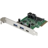 Scheda Tecnica: StarTech Scheda Combo PCI Express da 5 Porte USB 3.1 - (10Gb/s) - 1x USB-C 2x USB + 2x IDC (5Gb/s)