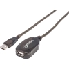 Scheda Tecnica: Manhattan Cavo Prolunga - Attivo USB 2.0 Hi-speed Male / F 15m Nero