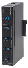Scheda Tecnica: Manhattan HUB - Industriale USB 3.2 4 Porte