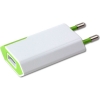 Scheda Tecnica: Techly Caricatore USB 1a Compatto Spina Europea Bianco/verde - 