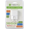Scheda Tecnica: Techly Caricatore USB 2,1a Compatto Spina Europea 2pin - Bianco