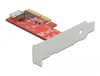 Scheda Tecnica: Delock Pci Express X4 Card To 1 X Interna OcuINK Sff-8612 - ow Profie Form Factor