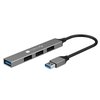 Scheda Tecnica: Techly Hub USB-a 3.2 4 Porte USB-a Slim In Metallo - 