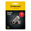 Scheda Tecnica: Intenso Basic ine - 32GB, USB 2.0, Back / Siver