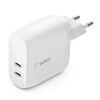 Scheda Tecnica: Belkin Caricabatterie 2 Porte USB-c 20w - Bianco - 