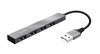 Scheda Tecnica: Trust Mini USB Hub 4 Porte Halyx Aluminium - 