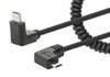 Scheda Tecnica: Manhattan Cavo Di Ricarica USB-c Micro-USB 1m - Spiralato Nero