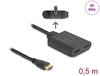 Scheda Tecnica: Delock HDMI Switch 2 X HDMI In To 1 X HDMI Out 8k 60 Hz - With Integrated Cable 50 Cm