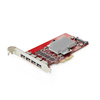 Scheda Tecnica: StarTech 4-Port USB-A 10Gbps PCIe Card, 4x Independent USB - 3.2 Controers, PCI Express 3.0 Expansion Card, TAA