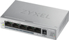 Scheda Tecnica: ZyXEL Switch GS1005HP - - unmanaged - 4 x 10/100/1000 - (PoE+) + 1 x 10/100/1000 - desktop, montaggio a parete - Po