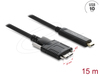 Scheda Tecnica: Delock Active Optica Cable USB 10GBps USB Type-c Mae To - Type Micro-b Mae With Screws 15 M