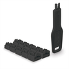 Scheda Tecnica: Lindy Port Bocker RJ45 - 10 Pezzi + Chiave, Nero