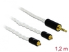 Scheda Tecnica: Delock Audio Cable 2.5 Mm 4 Pin Stereo Jack Male To 2 X - Mmcx Male 1.20 M