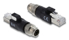 Scheda Tecnica: Delock M12 ADApter X-coded - 8 Pin Male To RJ45 Plug Black