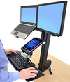 Scheda Tecnica: Ergotron Tablet WorkFit-S /Document Holder, Componente di - montaggio (supporto), per tablet, plastica, nero, per WorkF
