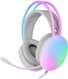 Scheda Tecnica: white shark Cuffia Gaming Stereo Con Microfono E - Illuminazione Rgb Su Cuffie E Archetto Bianco