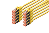 Scheda Tecnica: DIGITUS Confezione 10 LAN Cable Cat.6 S/FTP Schermati - Mt 0,25 Colore Giallo