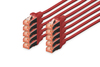 Scheda Tecnica: DIGITUS Confezione 10 LAN Cable Cat.6 S/FTP Schermati - Mt 0,25 Colore Rosso