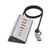 Scheda Tecnica: Techly Hub USB 3.2 Gen2 4 Porte USB-a, 3p USB-c In - Metallo