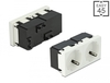 Scheda Tecnica: Delock Easy 45 Grounded Power Socket - 2-way + 45- Arrangement 45 X 45 Mm