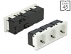 Scheda Tecnica: Delock Easy 45 Grounded Power Socket - 3-way + 45- Arrangement 45 X 45 Mm