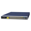 Scheda Tecnica: PLANET Ip30 19" Rack Mountable Industrial L3 Managed PoE - Switch, 24-port 10/100/1000t 802.3at PoE + 4-port 10g Sfp+