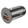 Scheda Tecnica: Techly Mini Caricatore Da Auto USB-a E USB-c&trade - Ricarica Rapida 38w Metallo Nero