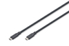Scheda Tecnica: DIGITUS 0.5m USB -c Cable 80GBpsblack Silicone USB4 2.0 80g - 240w16k