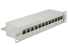 Scheda Tecnica: Delock 10" Patchpanel 12 Port Cat,6 Grey - 