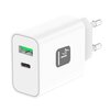 Scheda Tecnica: Techly Caricatore Alimentatore - Gan USB-c&trade, 30w E USB-a Qc3.0 Da Muro