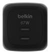 Scheda Tecnica: Belkin Boostcharge - 67w Dual USB-c Pd Wall Charger, Blk