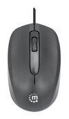 Scheda Tecnica: Manhattan Mouse Ottico - USB 1000 DPI Nero, Confort Ii