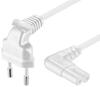Scheda Tecnica: Goobay Cavo Alimentazione - C7 Italiana Angolati 0,75 M Bianco